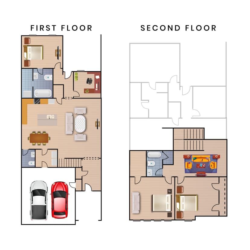 Flexible Living Two-Story Design