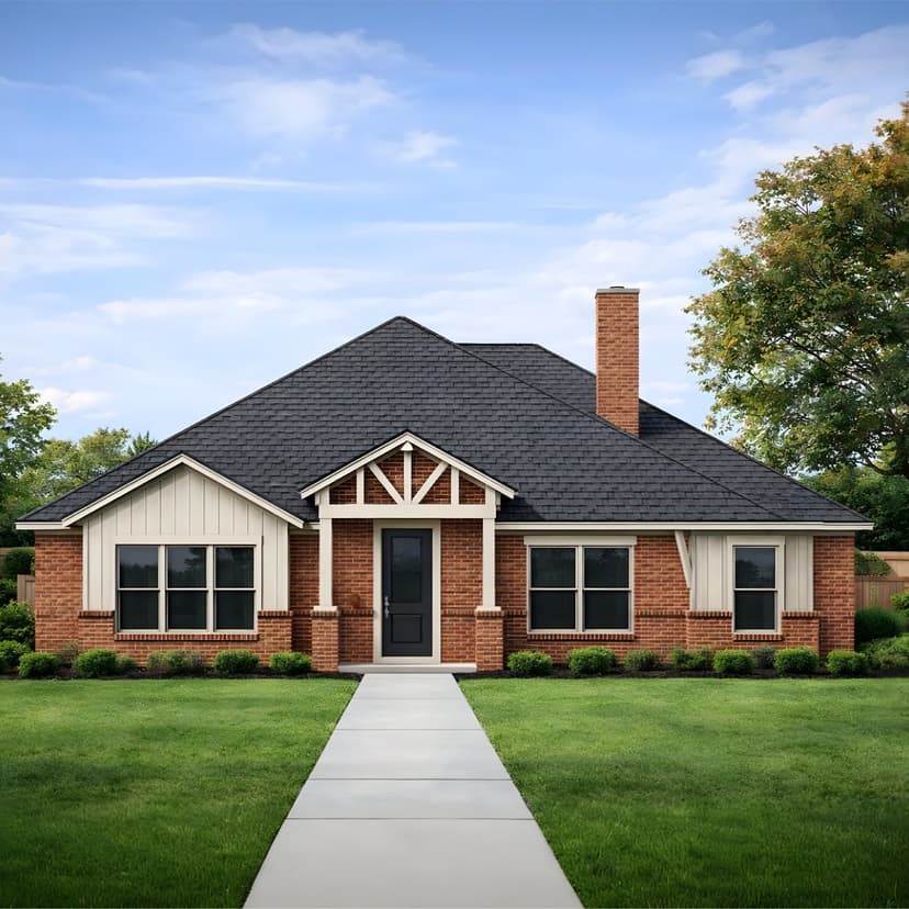 Luxury Split-Wing Floor Plan - alternate view